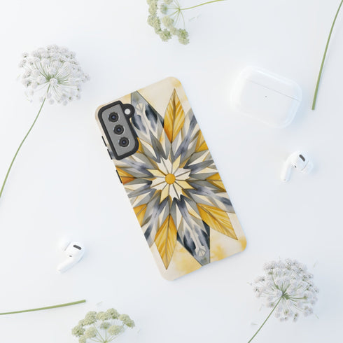 Sunshine Bloom Mosaic - Impact Resistant Phone Case